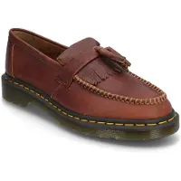 Dr. Martens Uni-Erwachsene Adrian Yellow Stitch Leather Loafers, Cashew, 43 E