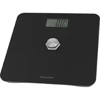 ProfiCare Personenwaage ohne Batterie, Waage mit Messbereich von 5g – 180 kg, Personenwaage digital mit kinetischer Energie – PC-PW 3112 schwarz