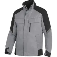 FHB FRANK Arbeitsjacke - Grau-Schwarz 102 L
