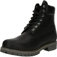 Timberland für Herren. TB0A2P6WA3L1 6-Zoll-Premium-Stiefel aus wasserdichtem Leder Schwarz (43.5 W), Wohnung, Schnürsenkel, Lässig