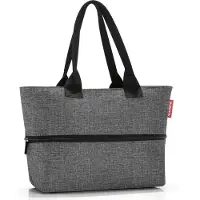 Reisenthel Shopper "e1, Einkaufstasche, 50 x 26,5 x 16,5 cm" Seitlich umlaufender Reißverschluss vergrößert das Volumen der Tasche