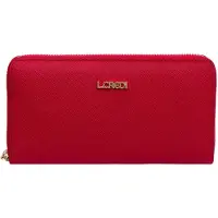 L.credi Geldbörse Poema Zip Around Wallet Red rot