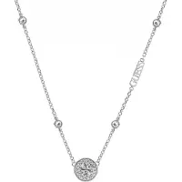 GUESS Halskette Dreaming JUBN03 124JW Silberfarben