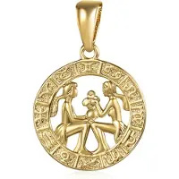 JVD Gold-plated Gemini pendant SVLP0713XH2GOBL