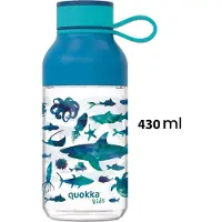 Quokka Ice Kinderflasche mit Trageband Meerestiere 430 ml