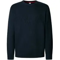 Pepe Jeans für Herren. PM7000016 Phineas marineblauer Pullover (S), Lässig, Viskose