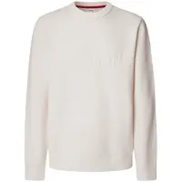 Pepe Jeans für Herren. PM7000016 Phineas Pullover off-white (L), Weiß, Lässig, Viskose