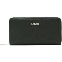 L.credi Geldbörse Perla Zip Around Wallet Black schwarz