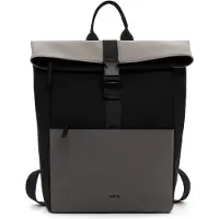 Emily & Noah Rucksack "Rucksack E&N Pessac RUE 09", Damen, Gr. B/H/T: 37cm x 39cm x 12cm, schwarz (schwarz, kombi 150), Polyurethane, Rucksäcke Rucksack
