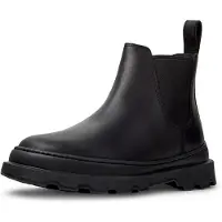 Camper für Damen. K400818-001 Brutus Lederstiefelette schwarz (41), Wohnung, Keine, Lässig