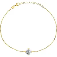 Brilio Silver - Elegant gold-plated bracelet with zircon BRC23Y