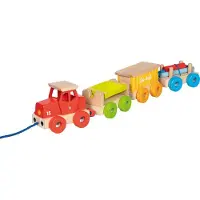 Goki Holzeisenbahn - Güterzug Spielzeug für Kinder