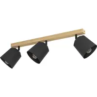 Eglo COTORRO Spot - L84 x B14,5 x H23 cm - braun, schwarz - 3X25W exkl. - IP20