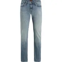 Jack & Jones Regular-fit-Jeans "JJICLARK mit Used-Look und Stretch für den Alltag" mit Abriebeffekten