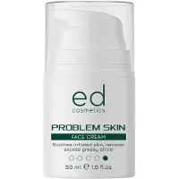 ED Cosmetics Problem Skin - feuchtigkeitsspendende Beruhigend, Mattierend & Unreinheiten Bekämpfend 50 ml Creme
