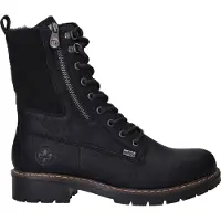 Rieker Schnür-,Zug-u.Schnallenstiefel in schwarz, Gr. 37