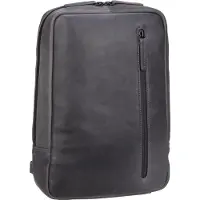 Leonhard heyden Leder Umhängetasche Sling Bag Den Haag Crossbag Grey dunkelgrau