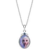 Disney Popular Girls Silver Necklace Frozen CS00021SRJL-P.CS