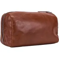 Leonhard heyden Cambridge Kulturbeutel Leder 26 cm Leonhard Heyden Cognac