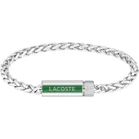 Lacoste 2040337 Herren-Armband Spelt Silberfarben