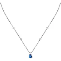 Morellato Elegant silver necklace with zircons Tesori SAIW191