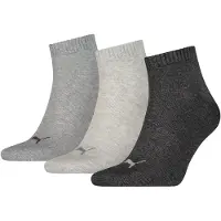 Puma Plain Quarter-Socken 3er-Pack