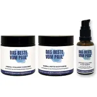 Das Beste Von Paul Das Beste vom Paul: Großes Glow Gesichtspflege Set: Hyaluron Tages- & Nachtcreme + Serum 230 ml Tagescreme