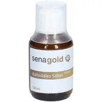 Senagold Kolloidales Silber 50 ppm flüssig 100 ml Flüssigkeit