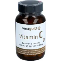 Senagold Vitamin C - gepuffert & Säurefrei 60 St Kapseln