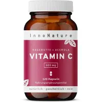 InnoNature - Natürliche Vitamin C Kapseln 120 St