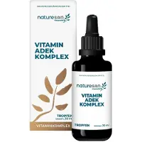 Naturesan Adek Komplex | Für Immunsystem, Knochen & Zellschutz durch Vitamin A, D3, E K2 30 ml Öl