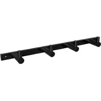Sapho Vierfachhaken Dark Schwarz Messing 104606100