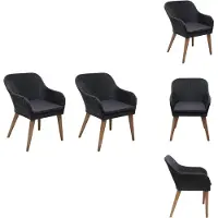 vidaXL Gartenstühle mit Polstern 2 Stk. Poly Rattan Schwarz - Gartenstühle