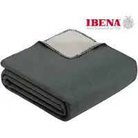 Ibena Unidecke Sorrento Doubleface Grau/Silber-220 x 240 cm