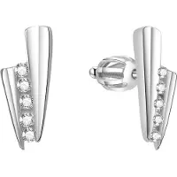 Beneto Silver shimmering earrings AGUP1435S (L)