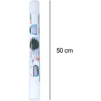 Alpina sport Grosse rutschfeste Küchenmatte 50x150 cm (Weiss)