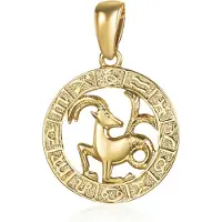 JVD Gold-plated Capricorn pendant SVLP0713XH2GOKO