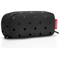Reisenthel multicase, Kulturbeutel, Schminktasche, Mäppchen, Federmappe, Glossy Dots Black, 1.5 L, WJ7075