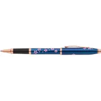 Cross Rollerball Century II Cherry Blossom Transluzent blau mit rosegoldenen Beschlägen
