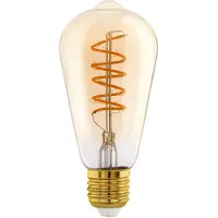 Eglo Led-Lampe - E27 - 260 lm - Oval - Bernsteinfarben