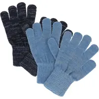 CeLaVi Handschuhe - Wolle/Polyester - 2er-Pack - Leuchtendes Kob - - 7-12 Jahre (122-152) - Handschuhe
