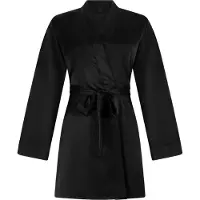 Hunkemoller Kimono Satin Schwarz