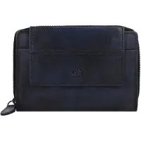 Greenburry Geldbörse Destressed RV-Wallet RFID Navy Blue dunkelblau
