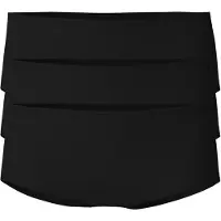 Calida Slip "Slip Panty Essential Cotton Low Cut 3er Pack", Damen, Gr. 48-50, schwarz, Obermaterial: 95% Baumwolle CO. 5% Elasthan EL., Unterhosen Slip