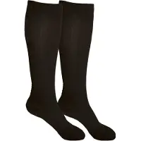 Hydas Kompressionsstrümpfe XXL schwarz 2er 42-44 1 St
