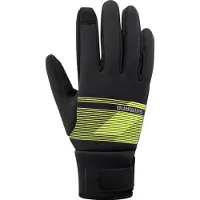 Shimano Fahrrad-Handschuhe WINDBREAK Thermal, Neon Yellow