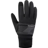 Shimano Fahrrad-Handschuhe WINDBREAK Thermal, Metallic Gray