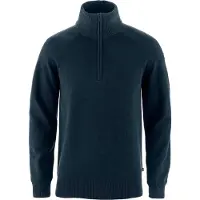 Fjällräven Pullover Övik Lite Half Zip Herren Navy-L
