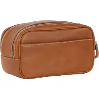 Leonhard heyden Bergamo Kulturbeutel Leder 27 cm Leonhard Heyden Hellbraun