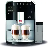 Melitta Barista Smart T, Espressomaschine, 1,8 l, Gemahlener Kaffee, 1450 W, Silber